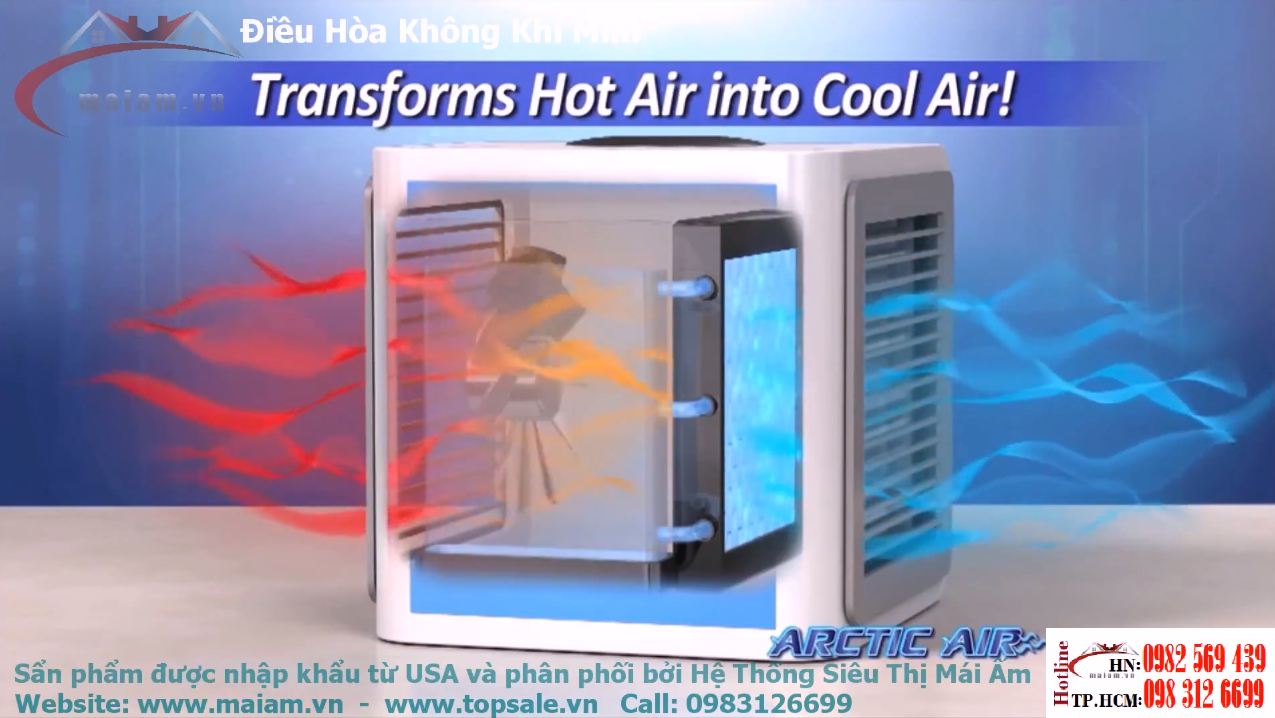 Máy Làm Mát Không Khí Arctic Air - Điều hòa không khí mini Arctic Air Personal Space Cooler